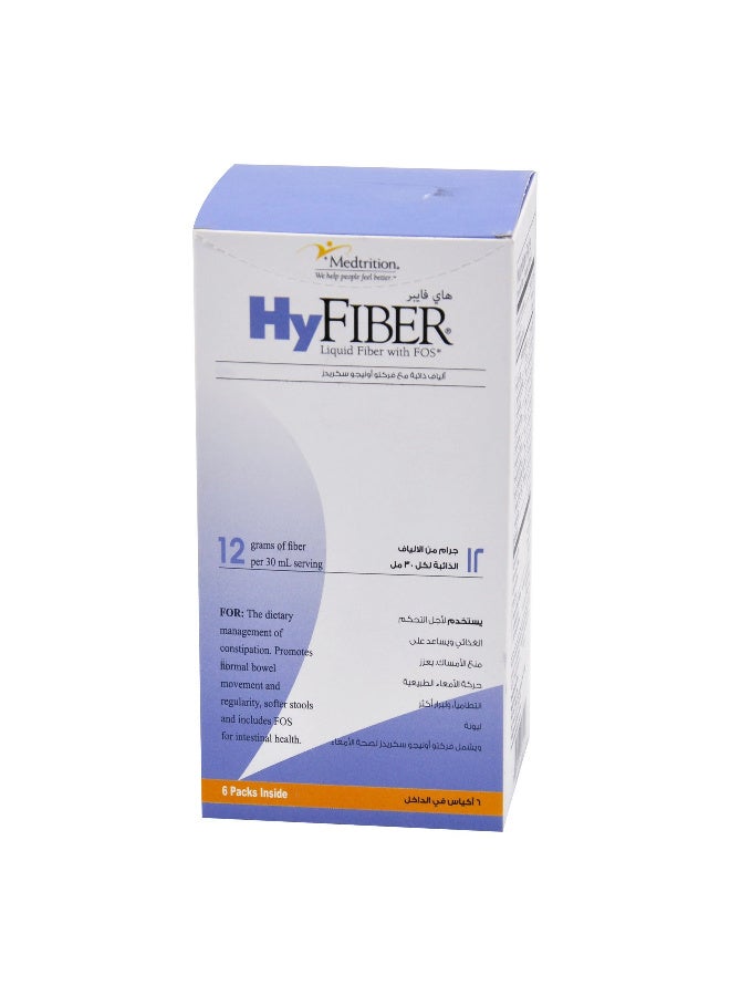 Medtrition HY FIBER 12MG 30ML 6 SACH - Image 1